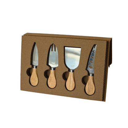 Bamboo Cheese Set With Cheese Knife