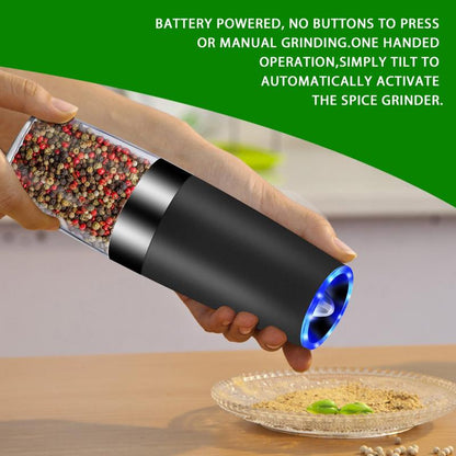 Auto-Grind Electric Pepper Mill with Gravity Sensor