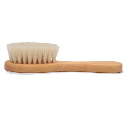 Baby hairdressing wood comb wool bath brush