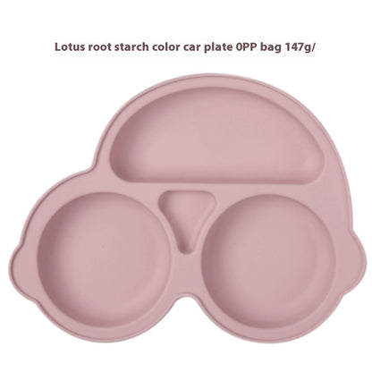 Anti Slip Silicone Dining Plate For Cars