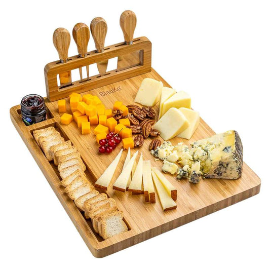 Bamboo Cheese & Knife Set