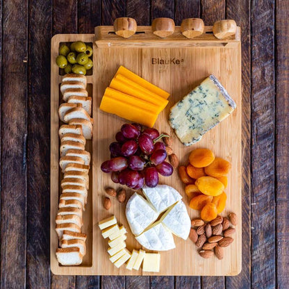 Bamboo Cheese & Knife Set