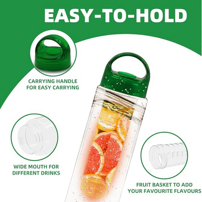 Fruitzola - Fruit Infuser Water Bottle with Handle