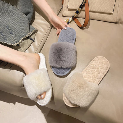 Fluffy Winter Home Slipper