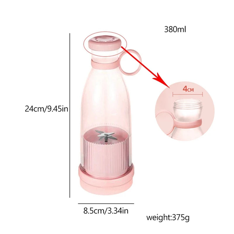 350ML Portable Electric Juicer Mixer