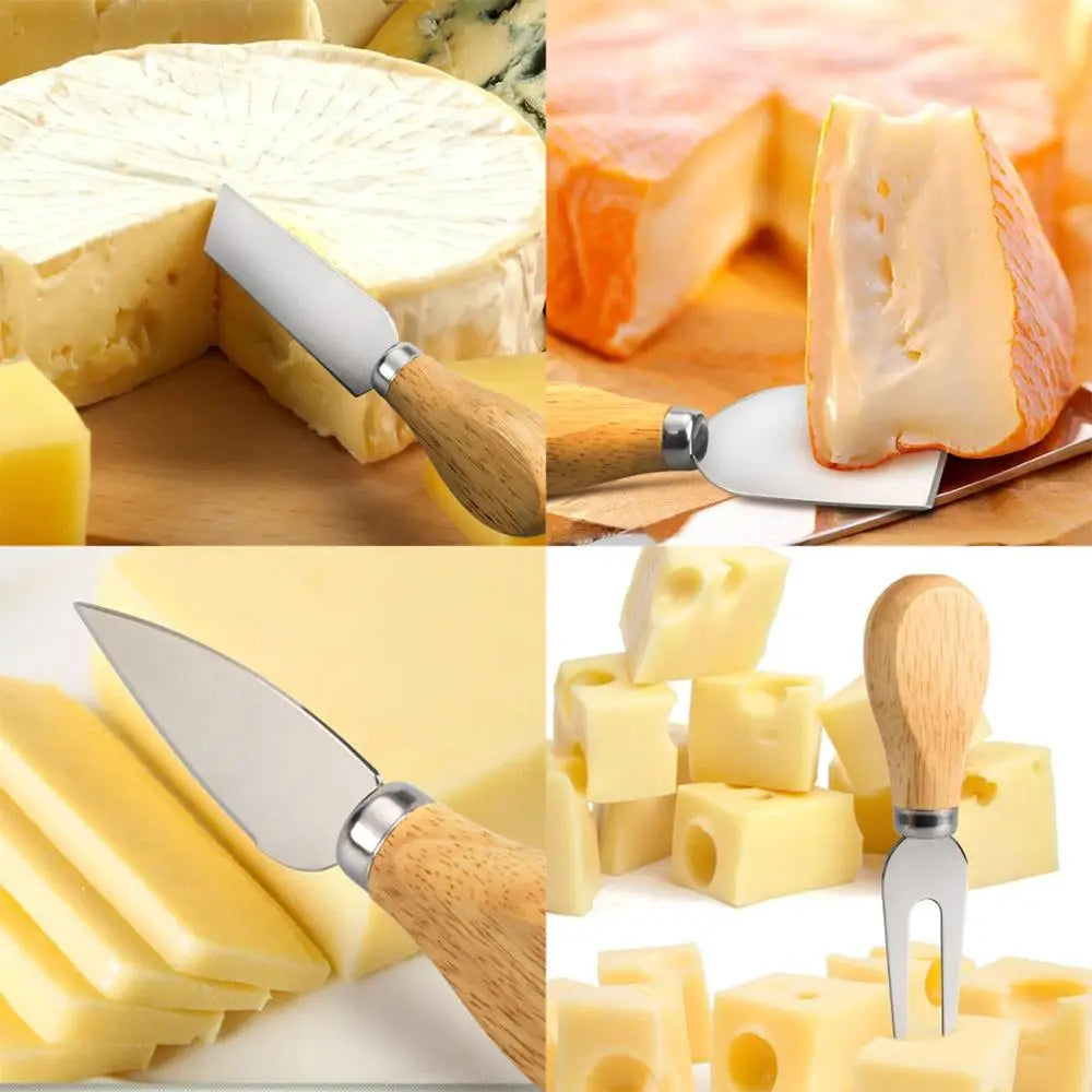 4Pcs/Set Leeseph Cheese Knives