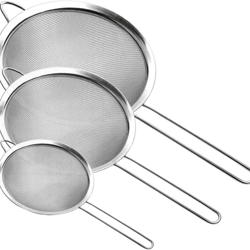 Stainless 3 in 1 Liquid Colanders Set