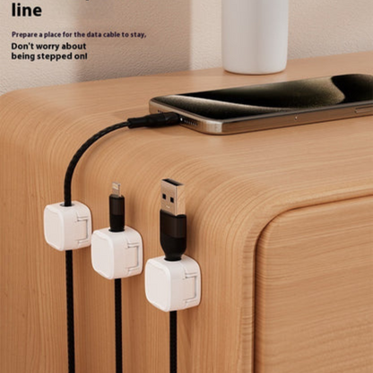 Magnetic Cable Under Desk Management