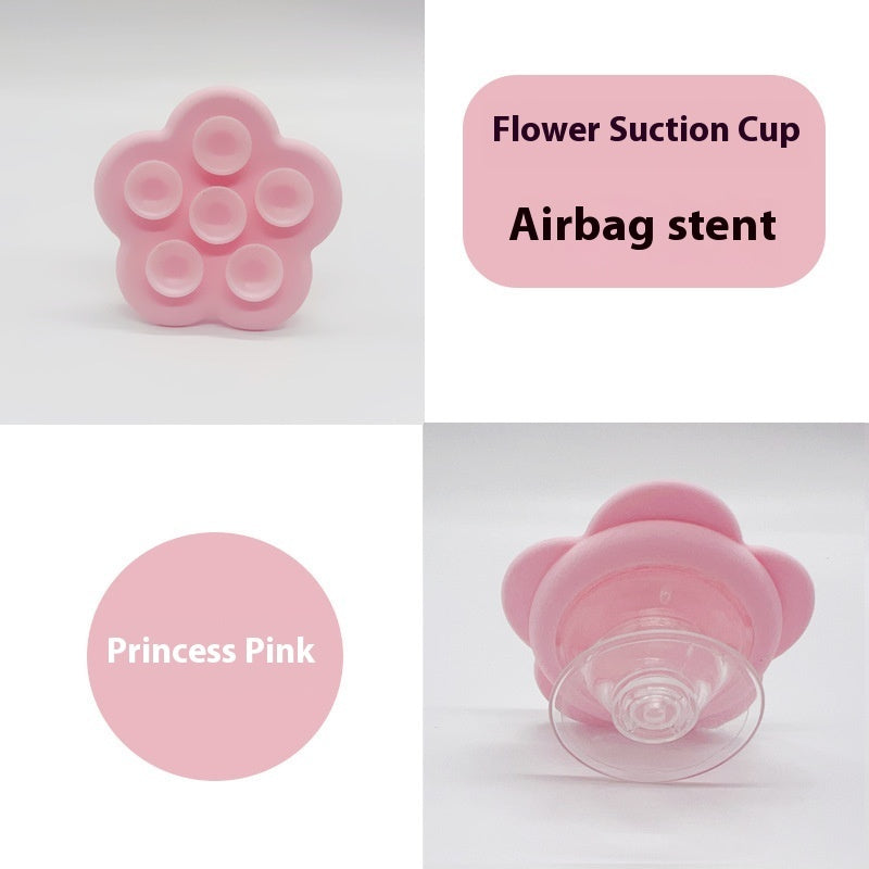 Cute Silicone Flower Airbag Bracket