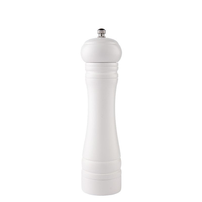 Black And White PU Baking Paint Pepper Grinder