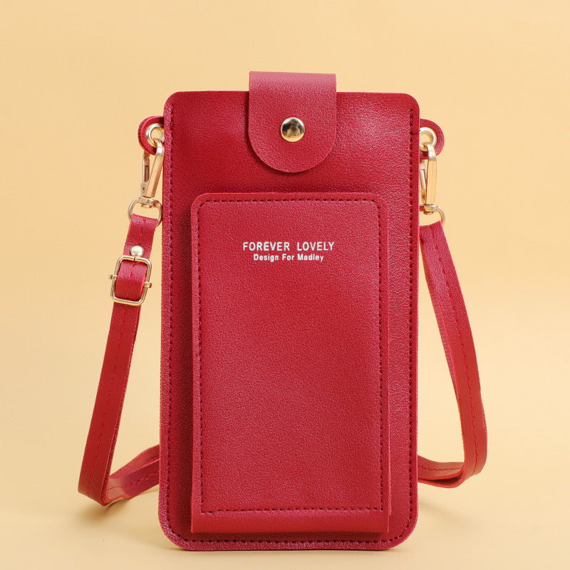 Women's Fashion Simple Solid Color Shoulder Bag