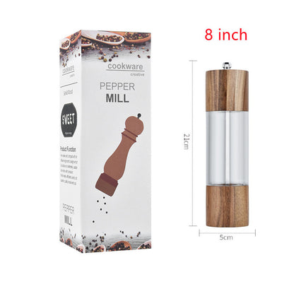 Household oak pepper grinder hand