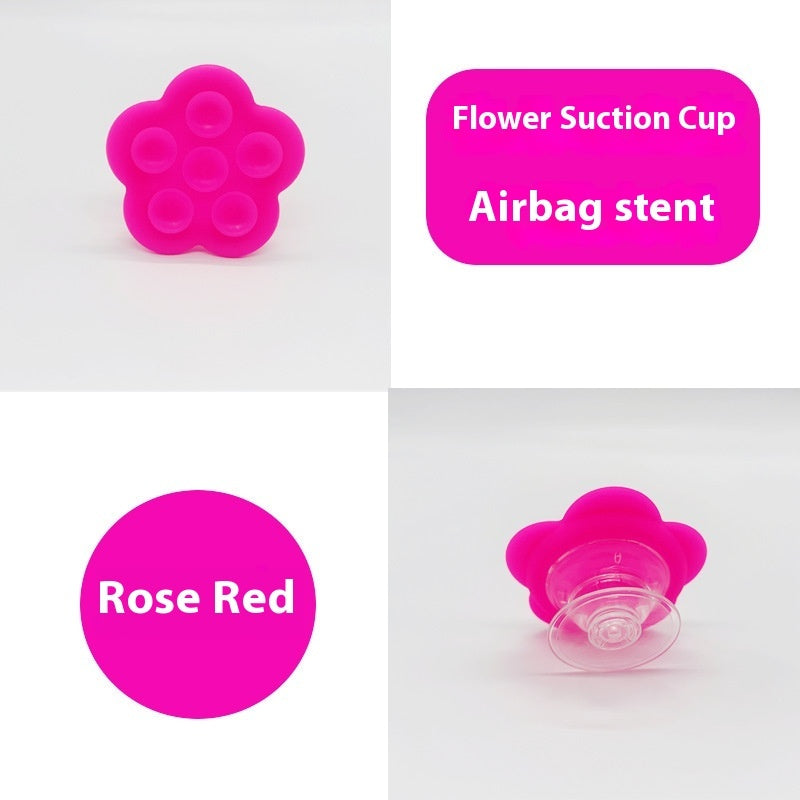 Cute Silicone Flower Airbag Bracket