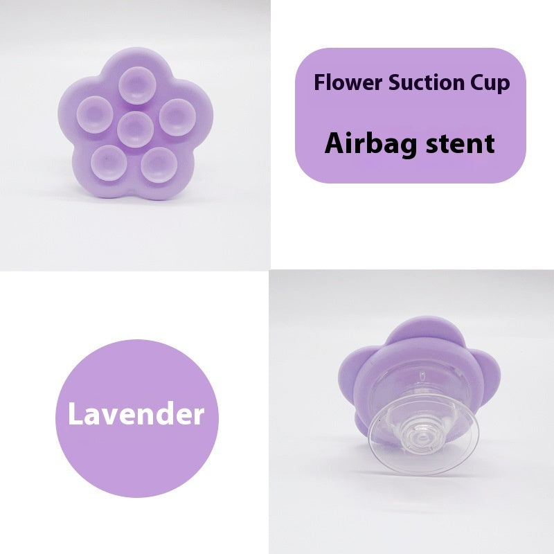 Cute Silicone Flower Airbag Bracket